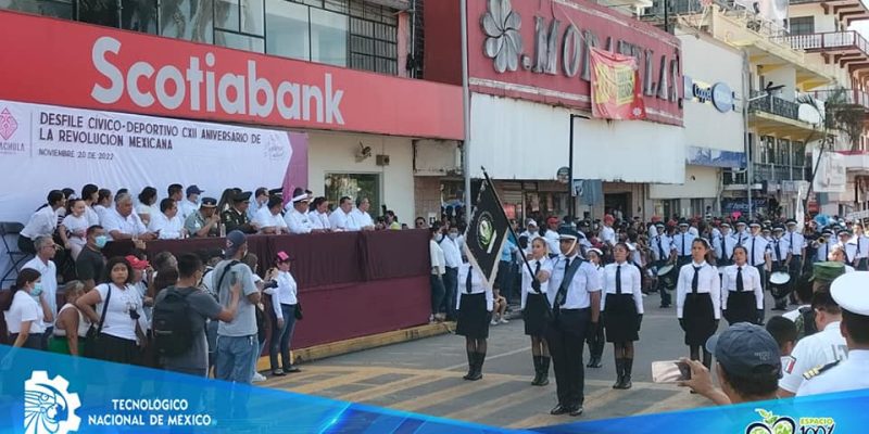 DESFILE CÍVICO MILITAR POR EL 112 ANIVERSARIO DE LA REVOLUCIÓN MEXICANA